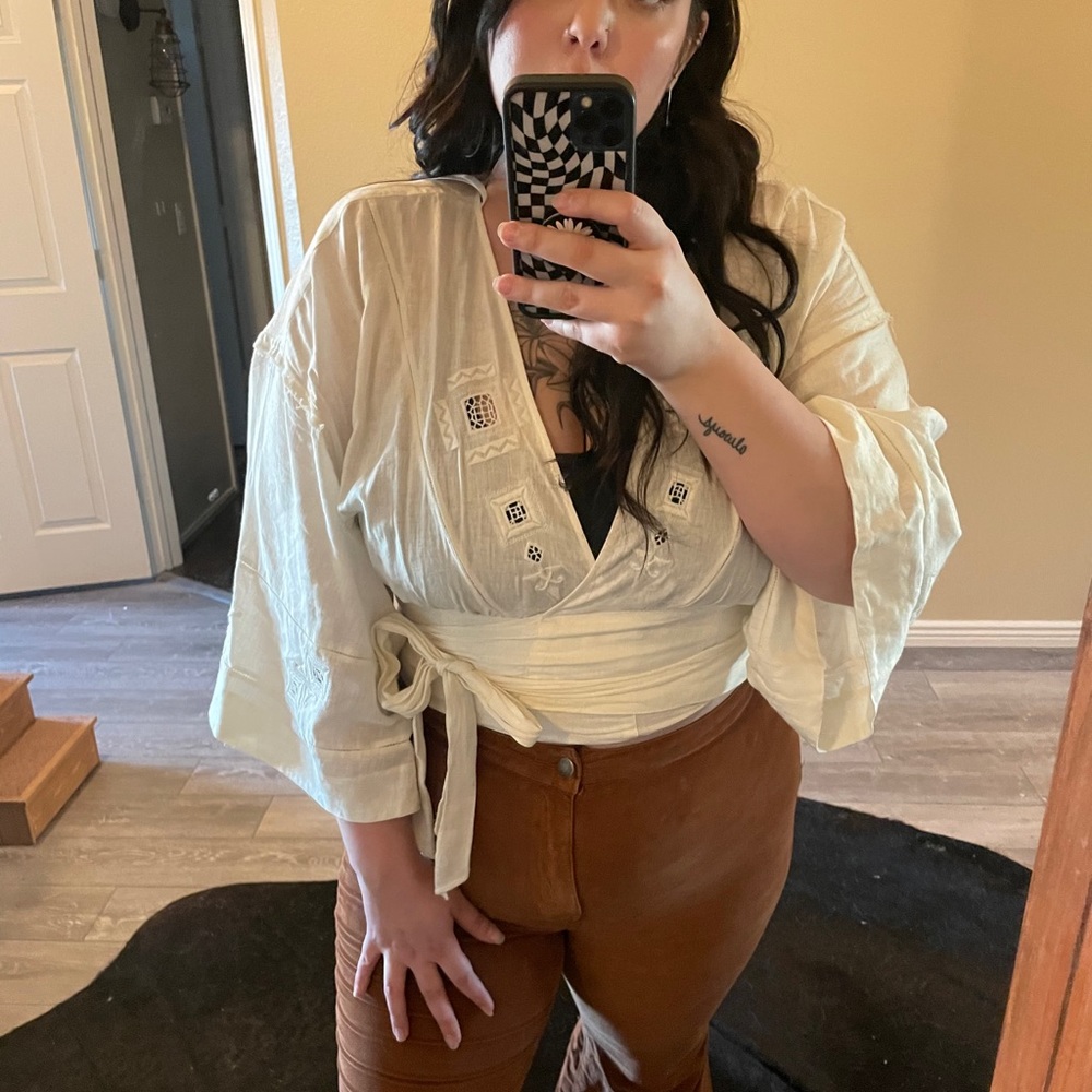 Free People Wrap Top